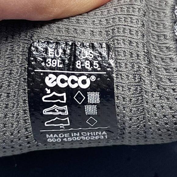 Ecco Terracruise LT Mens Outdoor Shoes Black Size 39L 8-8.5 Low Vent Trail - Picture 12 of 12